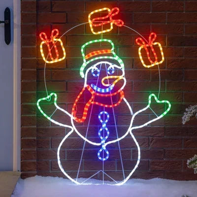 Boneco de Neve em LED