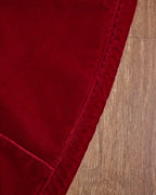 Saia para Árvore de Natal em Veludo Vermelho