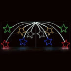 Luz de corda com efeito de estrela cadente emLED