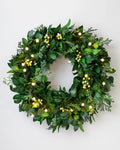 Guirlanda Verde Natural Com LED 90 cm