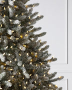 Árvore de Natal Pinheiro Azul Clássico Nevado